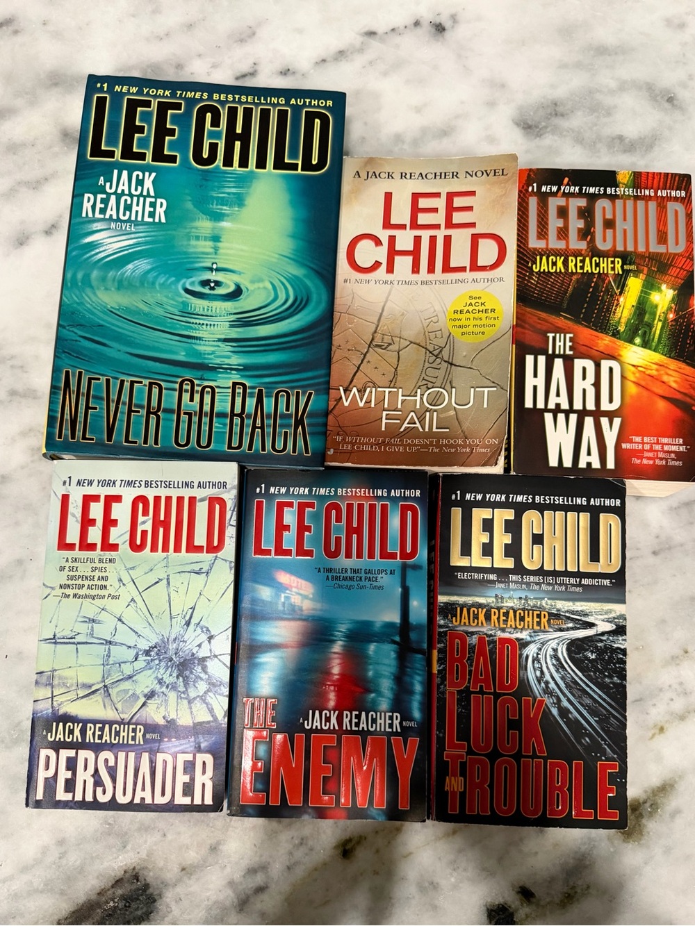 Jack Reacher Book Set - 6 books